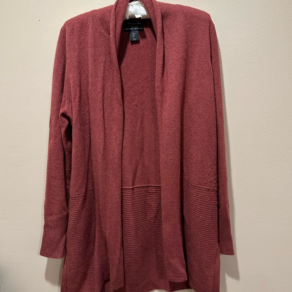 Tahari Cashmere Cardigan
